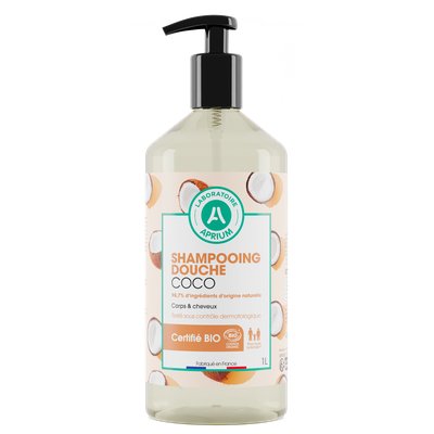 Shampoing Douche Coco - LABORATOIRE APRIUM - Cheveux - Corps