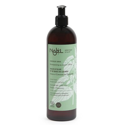 Shampooing au savon d'Alep cheveux gras - Najel - Cheveux