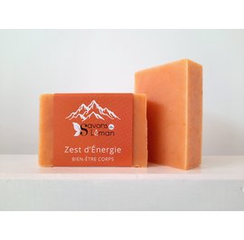 image produit Savon aux agrumes Zest d’Énergie - Tonifiant naturel - Surgras 6% 