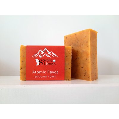 Savon exfoliant naturel Atomic Pavot - Surgras 6% - SAVONS DU LEMAN - Hygiène - Corps