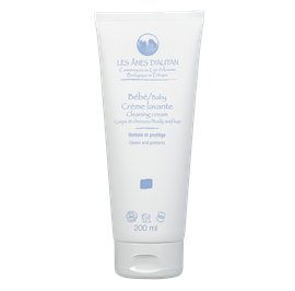 image produit Gel douche bébé corps & cheveux au lait d'ânesse 