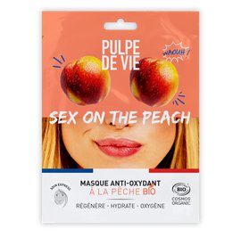 SEX ON THE PEACH masque tissu visage anti-oxydant - PULPE DE VIE - Visage