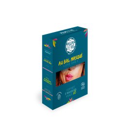 COFFRET "AU BAL MASQUE" 5 masques tissu visage - PULPE DE VIE - Visage