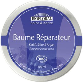 Beurre de karité à la silice, argan et cire d'abeille - Biofloral - Body