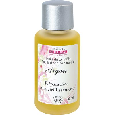 Huile cosmétique argan - Biofloral - Massage et détente