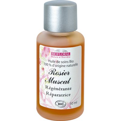 Huile cosmétique rose musquée - Biofloral - Massage et détente