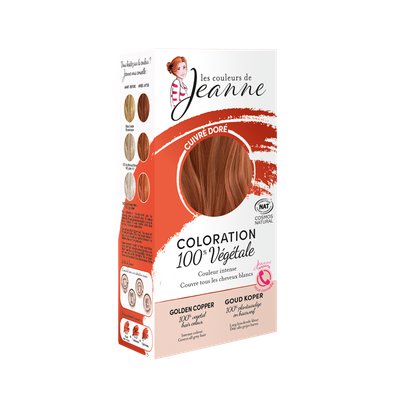 Vegetable coloring - Golden cupper - Les couleurs de Jeanne - Hair