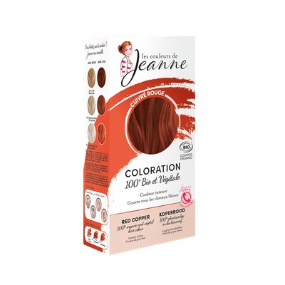 Coloration végétale - Cuivré rouge - Les couleurs de Jeanne - Cheveux