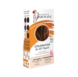 Coloration végétale -  Châtain foncé - Les couleurs de Jeanne - Cheveux