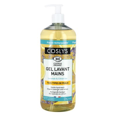 Gel lavant mains lavande citron - Coslys - Hygiène
