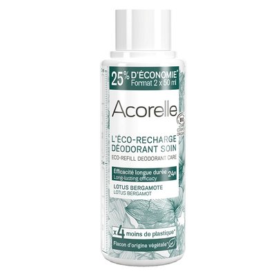 Éco-Recharge Déodorant  Lotus Bergamote - ACORELLE - Hygiène