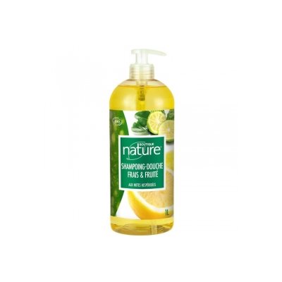 Shampoing douche frais & fruité aux notes hespéridées - Boutique Nature - Hygiène - Cheveux - Corps