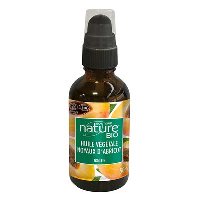 Huile végétale noyaux d'abricot - Boutique Nature - Massage et détente