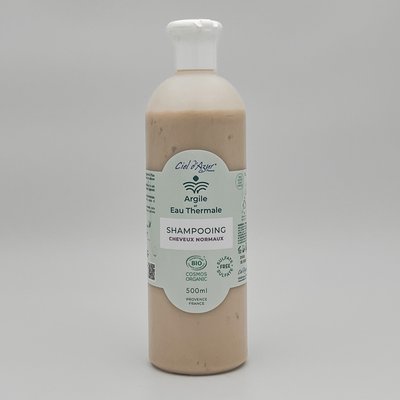 Shampooing cheveux normaux - Argile & Eau Thermale - Ciel d'Azur en Provence - Cheveux