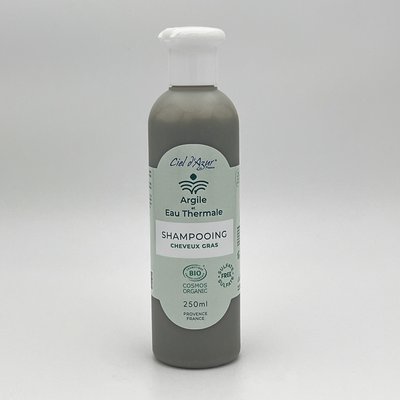 Shampooing cheveux gras - Argile et Eau Thermale - Ciel d'Azur en Provence - Cheveux