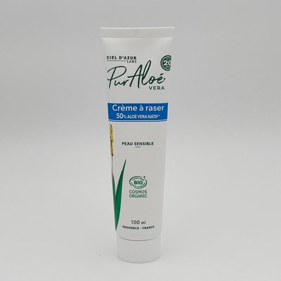 Crème à raser - Aloé Vera 50% - Pur'Aloé - Vera - Hygiène