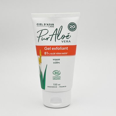 Gel exfoliant - Aloé Vera 81% - Pur'Aloé - Vera - Visage