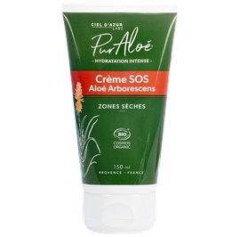 Crème SOS à l'Aloé Arborescens - Pur'Aloé - Hydratation Intense - Visage - Corps