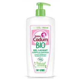 Gel corps et cheveux natural caresse - CADUM - Hygiène