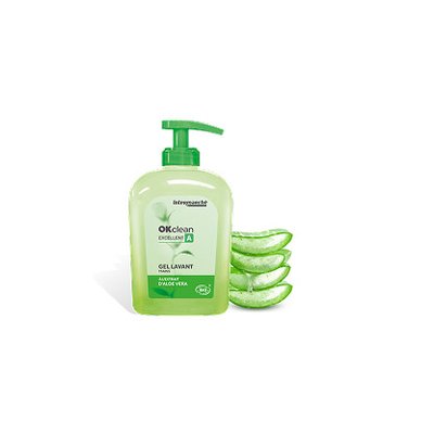 Gel lavant mains aloe vera - OKCLEAN - Hygiène