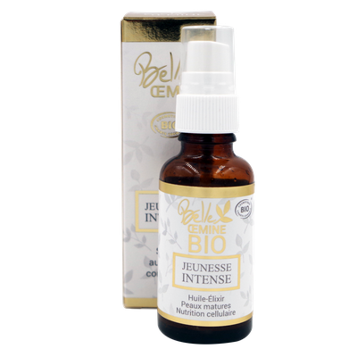 JEUNESSE INTENSE Huile-Elixir pour peau dénutrie - BELLE OEMINE BIO - Santé - Visage