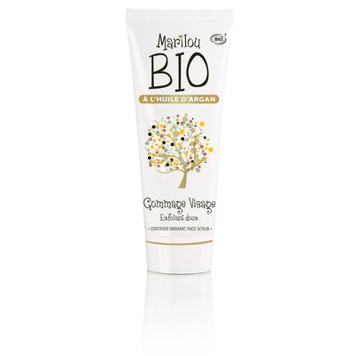 Face Scrub with Argan Oil  - Marilou Bio - Face