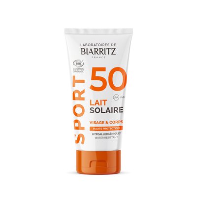 Lait Solaire SPF50 SPORT - LABORATOIRES DE BIARRITZ - Solaires