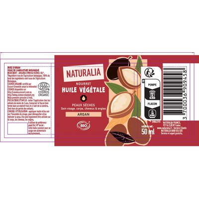 Oil - Naturalia - Massage and relaxation - Body