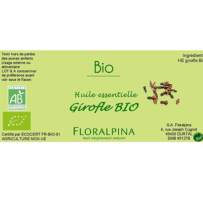 HE de Girofle - Floralpina - Massage and relaxation