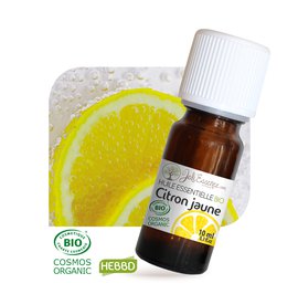 Huile essentielle Citron jaune Bio - Joli'Essence - Ingrédients diy