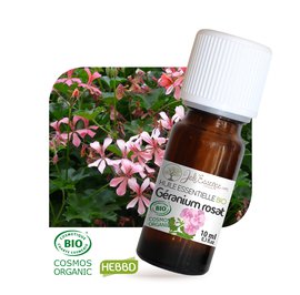 Huile essentielle Géranium rosat Bio - Joli'Essence - Diy ingredients