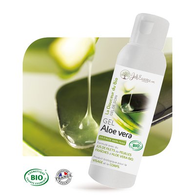 Gel Aloe Vera - Joli'Essence - Visage - Ingrédients diy - Corps