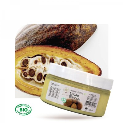 Beurre végétal de Cacao blanc cru - Joli'Essence - Diy ingredients