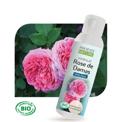 Hydrolat de Rose Damas - PROPOS NATURE - Visage - Ingrédients diy