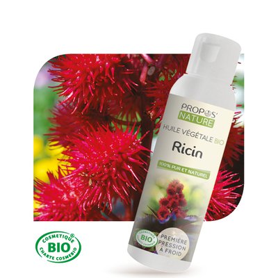 Huile végétale Ricin Bio - PROPOS NATURE - Ingrédients diy