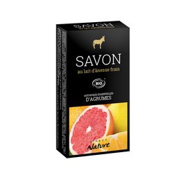 image produit Savon au lait d'ânesse frais - Agrumes 