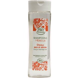 Shampooing Cheveux secs et abîmés - Hibiscus - Bioformule - Cheveux
