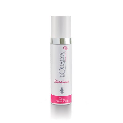 Day cream moisturizes, protects - anti-wrinkle and lifting action - contains mare milk - Equalya - Face