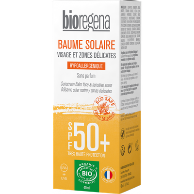 SUNSCREEN BALM SPF 50+ FACE AND SENSITIVE AREAS - Bioregena - Sun