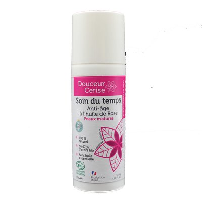 Soin du Temps à l'huile de rose - Douceur Cerise - Visage