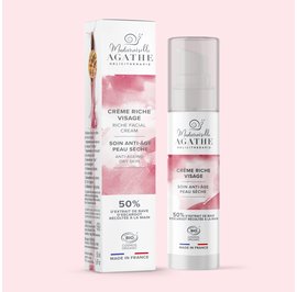 Rich Facial Cream  Anti-ageing Dry Skin Care - Mlle Agathe - Face
