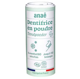 Dentifrice en poudre goût menthol - Anaé - Hygiène