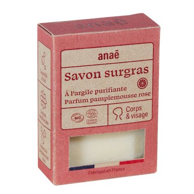 Savon pamplemousse et argile blanche purifiante - Anaé - Corps