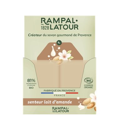 SAVON senteur LAIT D'AMANDE - RAMPAL LATOUR - Hygiène
