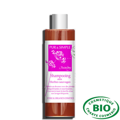 Shampoing aux Herbes Sauvages - Pur & Simple - Cheveux