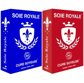 Coffret Soin Cheveux Visage Corps Soie Royale  Cure Soyeuse - Soie Royale Cure Soyeuse - Cheveux