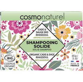 SHAMPOOING SOLIDE ANTIPELLICULAIRE CADE & SAUGE  - RHASSOUL - COSMO NATUREL - Cheveux