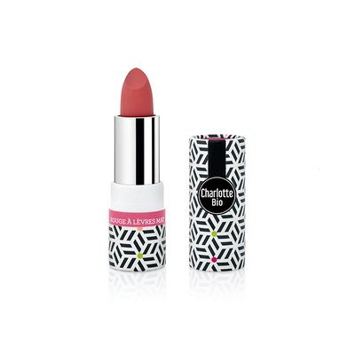 Rosé red mat lipstick - Charlotte Bio - Makeup