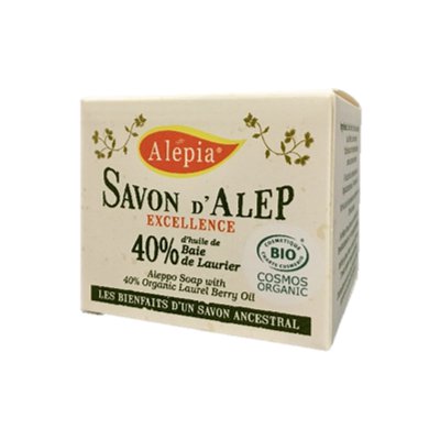 Savon Alep Excellence 40% - ALEPIA - Visage - Hygiène - Corps