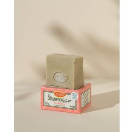 Barre de shampoing no-poo à l'argile rose - Alepia - Cheveux